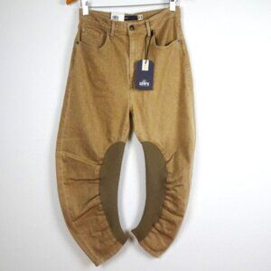 Levi's Made & Crafted Barrel Crop Jeans Women's Size 26 Brown Denim